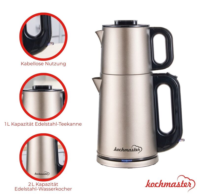 Kochmaster Dem Vakti Gold Edition Teemaschine