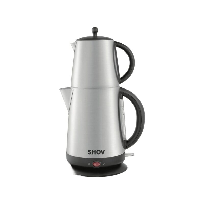 SHOV Elektrischer Edelstahl-Teekocher