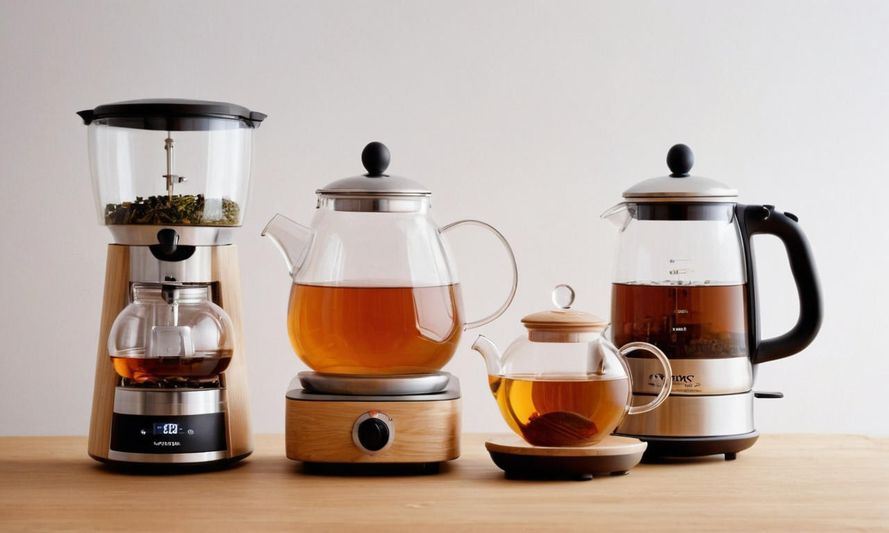 Verschiedene Teeautomat Typen