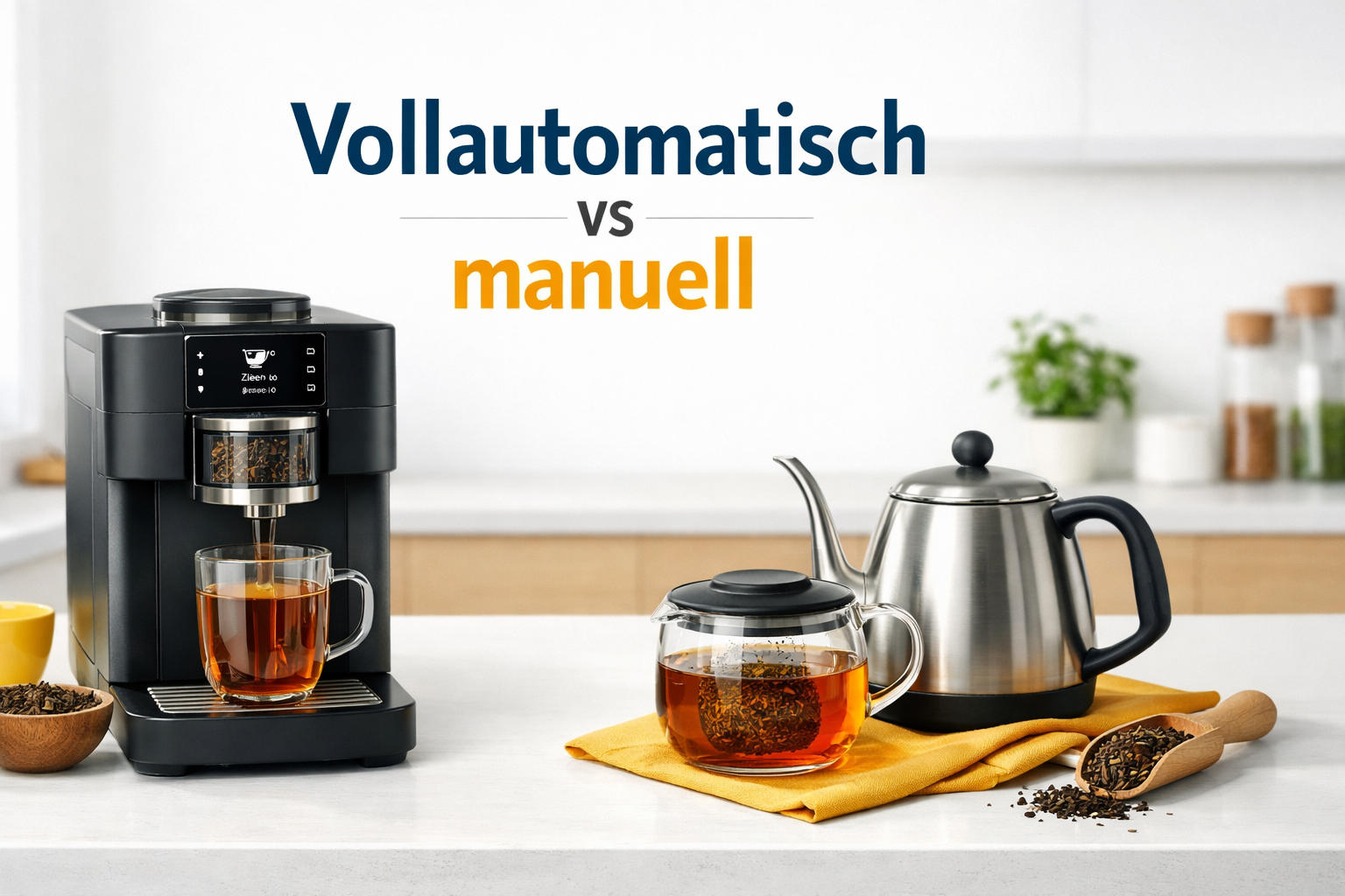 Vollautomatischer Teeautomat oder manuell? Die Unterschiede erklärt